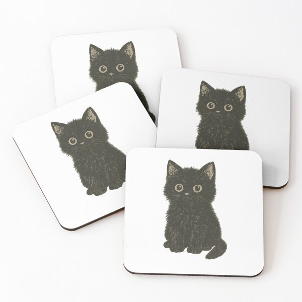 Item preview, Spooky Cute Black Kitten Halloween Shirt – Vintage Fluffy Cat Graphic designed and sold by HastyHouse.