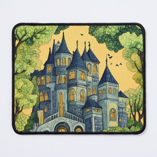 Item preview, Castle in forst landscape designed and sold by nikigoessi.