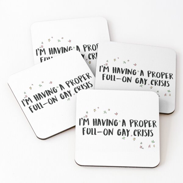 Item preview, Proper Full-On Gay Crisis designed and sold by smeraldosecrets.