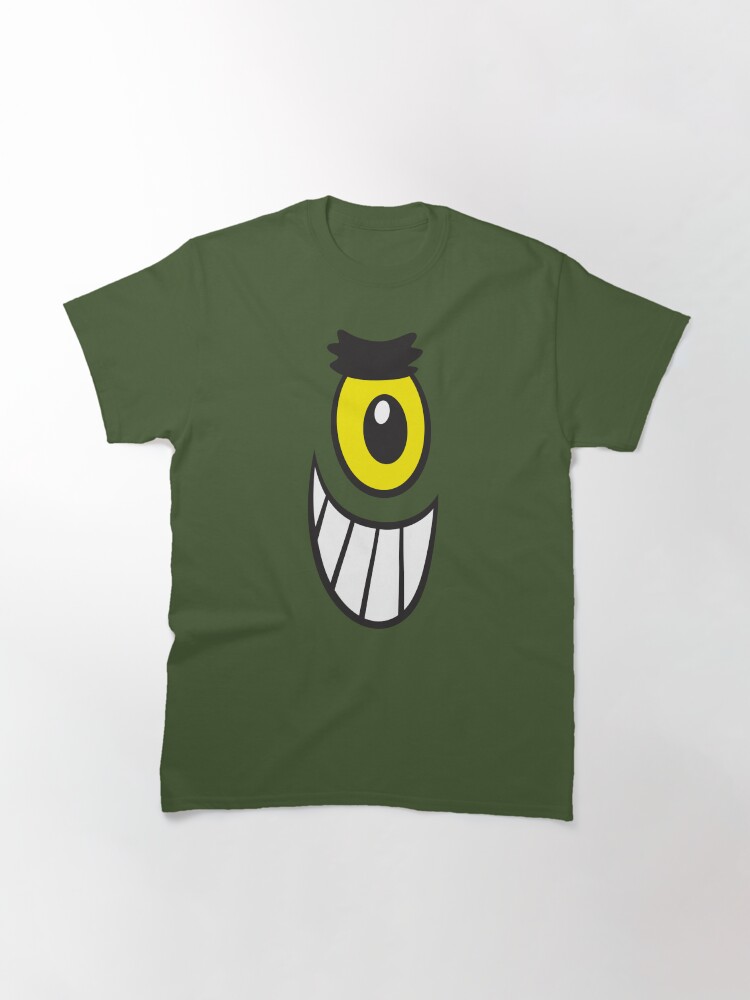 SpongeBob SquarePants Halloween Plankton Big Face Costume Classic T-Shirt