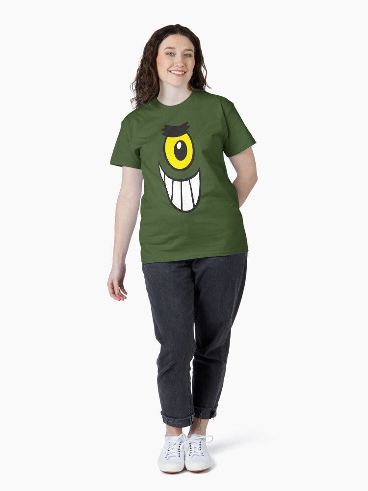 SpongeBob SquarePants Halloween Plankton Big Face Costume Classic T-Shirt