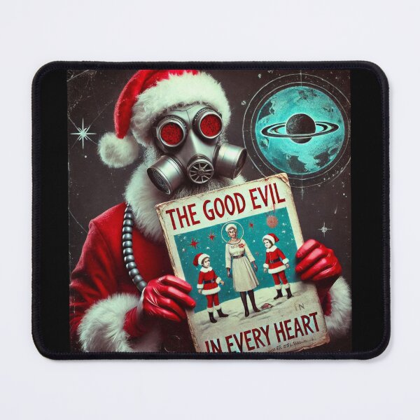 Item preview, Futuristic Santa Man Gas Mask Cosmic designed and sold by Voodoo Store Paranormal Collections.