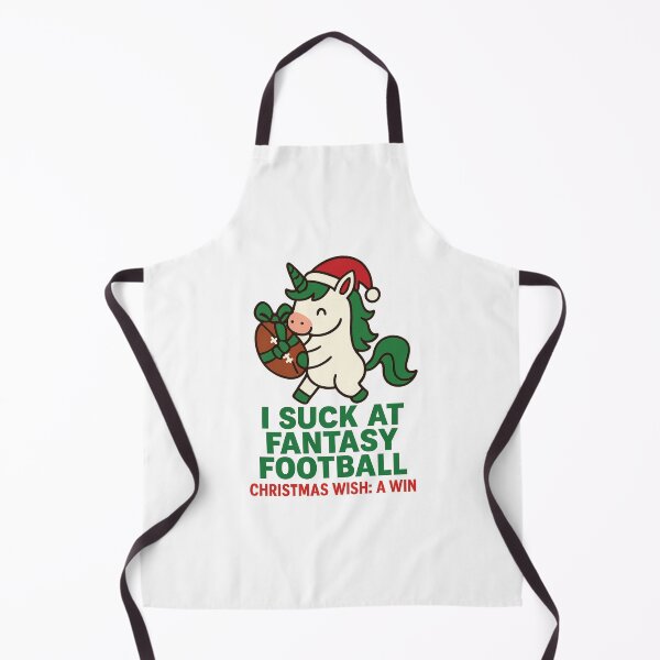 Item preview, Christmas I Suck at Fantasy Football – Christmas Wish: A Win fantasy Unicorn Football loser designed and sold by LuxeGraphix.