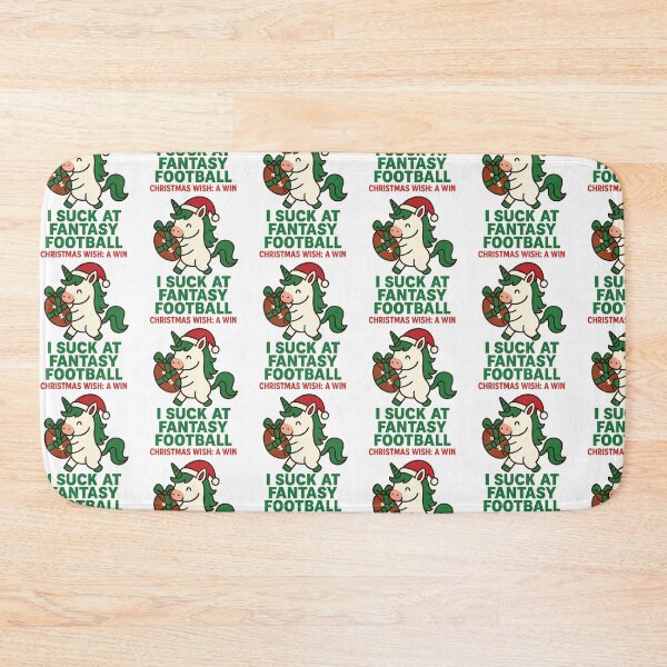Item preview, Christmas I Suck at Fantasy Football – Christmas Wish: A Win fantasy Unicorn Football loser designed and sold by LuxeGraphix.