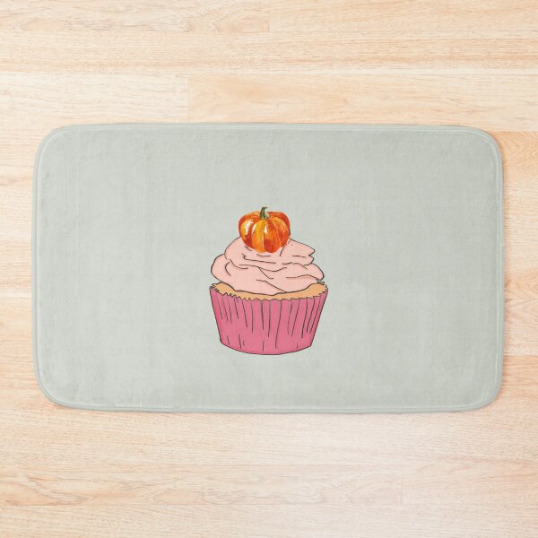 Item preview, Pumpkin Cupcake – Cute Autumn Dessert Illustration designed and sold by Verycutethings.