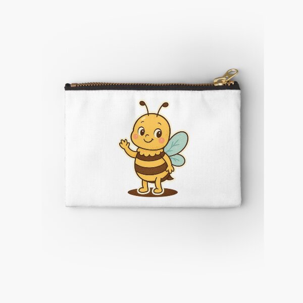 Item preview, Cute Smiling Bee Cartoon – Kawaii Sticker Design designed and sold by joshuayule.