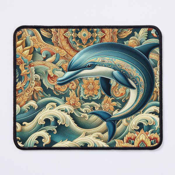 Item preview, Dolphin Among Thai Patterns designed and sold by Vanich-Panich.