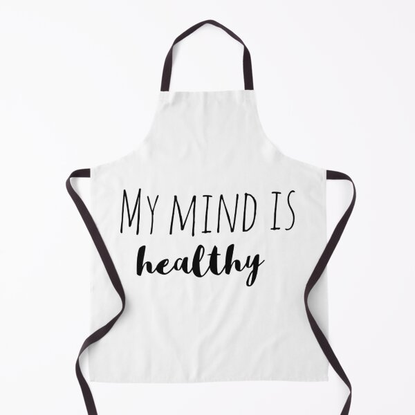 Item preview, My Mind Is Healthy – Affirmation – Mental Wellness Typography Design designed and sold by Camila Ardila.