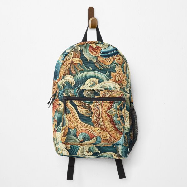 Item preview, Dolphin Among Thai Patterns designed and sold by Vanich-Panich.