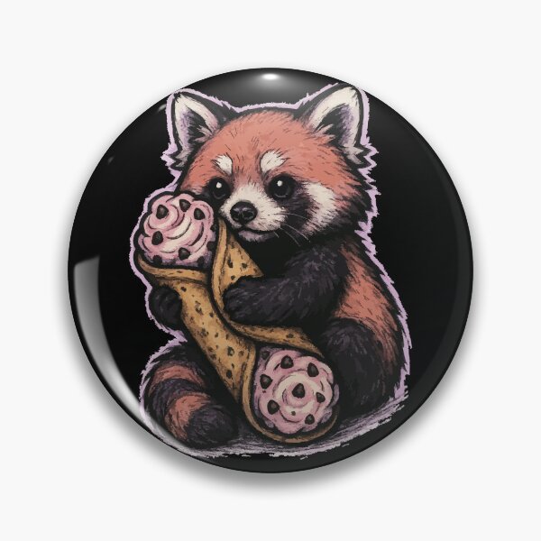 Item preview, Red Panda Cannoli Pastel Goth designed and sold by TomFrontierArt.
