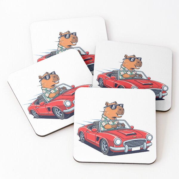 Item preview, "Capyman driving the happiness" designed and sold by Tecno-Art-Land.