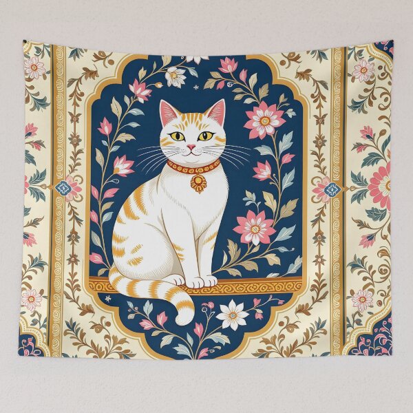 Item preview, Cat Chinoiserie designed and sold by SoniaSarkali.