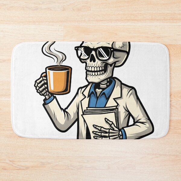Item preview, Funny Skeleton Teacher on Coffee Break  designed and sold by StickyGuys.