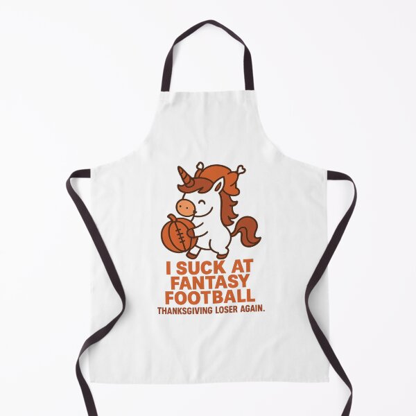 Item preview, I Suck at Fantasy Football – Thanksgiving Loser Again Unicorn designed and sold by LuxeGraphix.