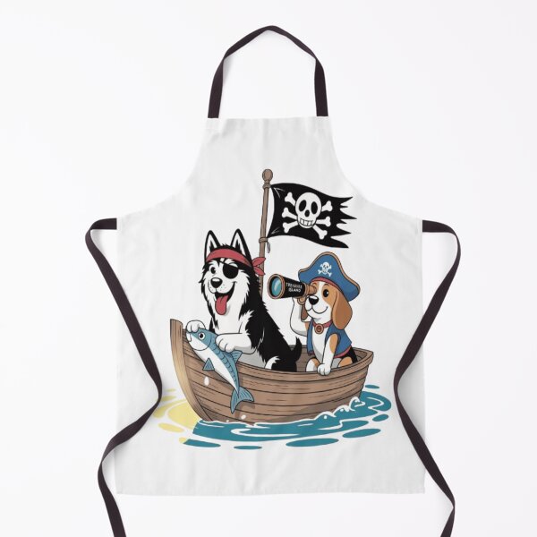 Item preview, Pirate Dogs Sailing the High Seas Cartoon designed and sold by Petpixy.