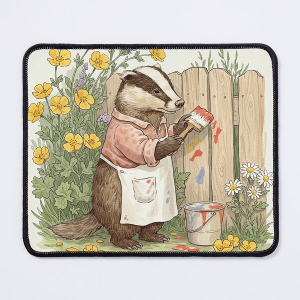 Item preview, The Painter Badger – Spring Fence Makeover designed and sold by Pasteltone.