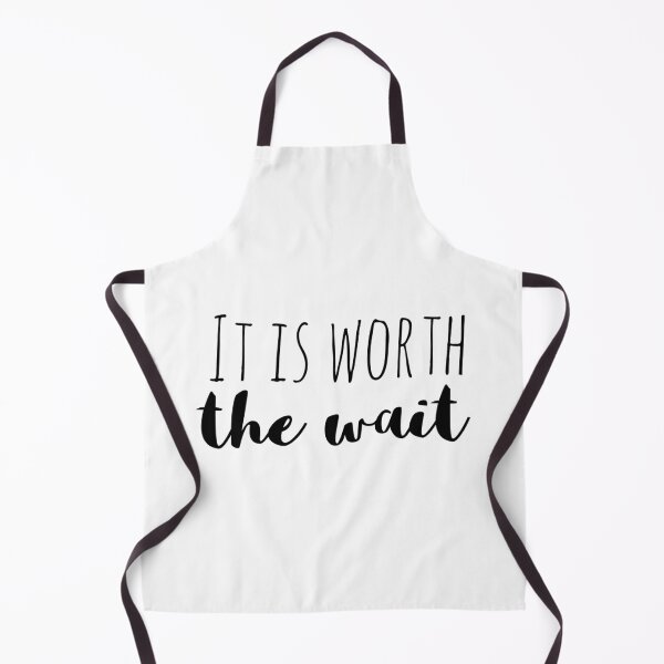 Item preview, It Is Worth the Wait – Affirmation – Patience Typography Design designed and sold by Camila  Ardila.