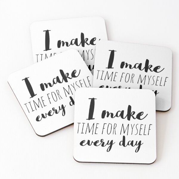 Item preview, I Make Time for Myself Every Day – Affirmation – Self-Care Typography Design designed and sold by Camila  Ardila.