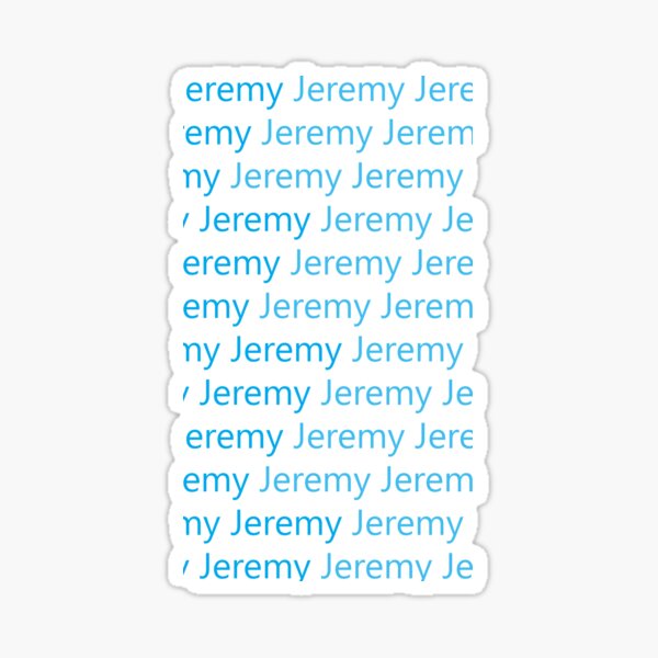 Jeremy Peña Heart Celebration Glossy Sticker 3 Water 