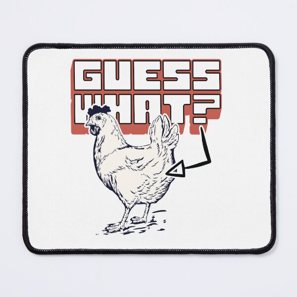 Item preview, retro Guess What Chicken Butt Funny Happy designed and sold by LuxeGraphix.