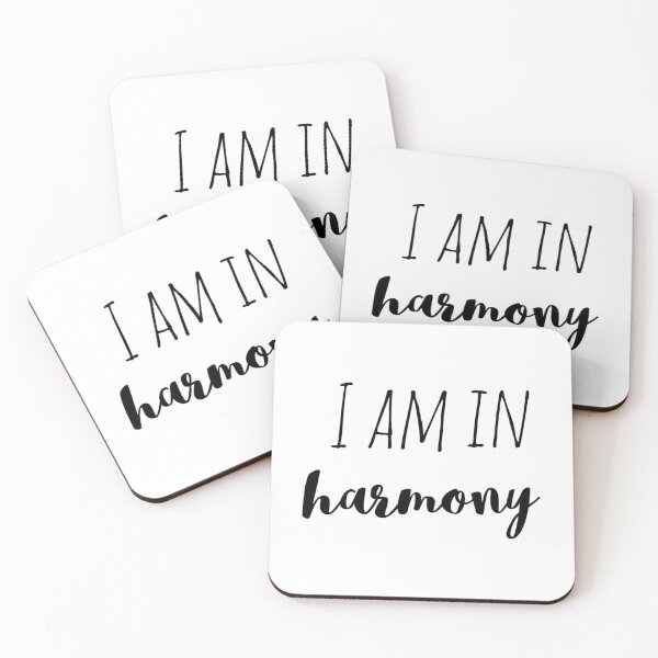 Item preview, I Am in Harmony – Affirmation – Inner Balance Typography Design designed and sold by Camila  Ardila.