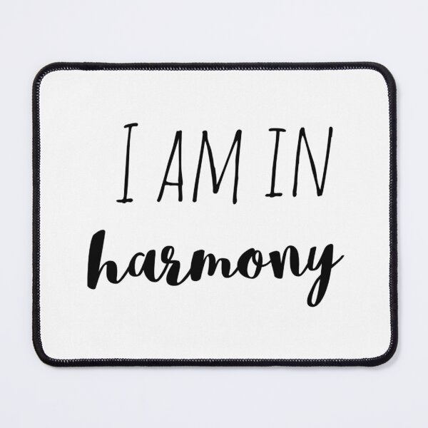 Item preview, I Am in Harmony – Affirmation – Inner Balance Typography Design designed and sold by Camila  Ardila.