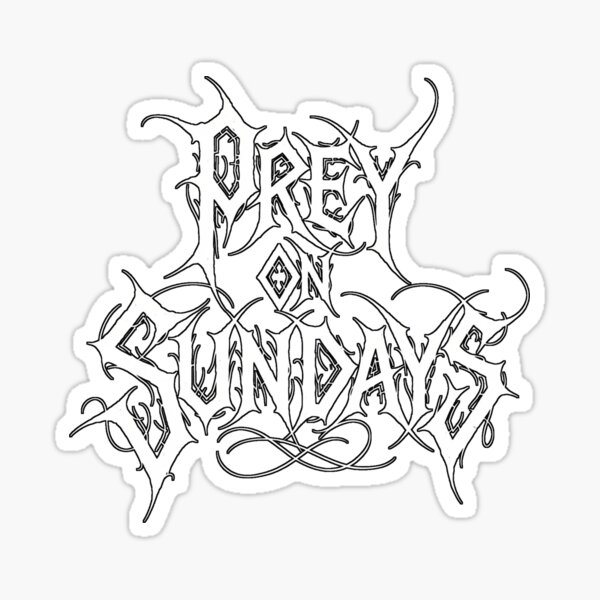 Item preview, Prey on Sundays  designed and sold by The-Oni-Apparel.