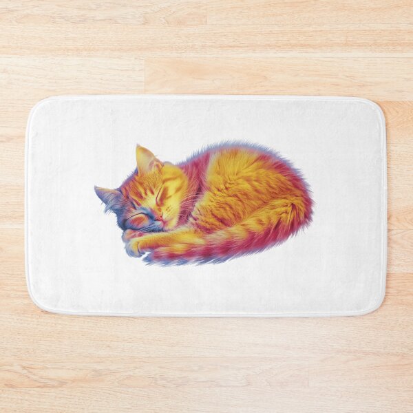 Item preview, Colorful Thermal Style Cat Art designed and sold by olenapetol.