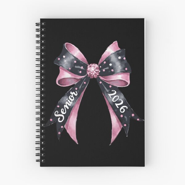 Item preview, Senior Class of 2026 - Pink & Black Coquette Bow designed and sold by FaeryNuff.