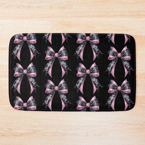Item preview, Senior Class of 2026 - Pink & Black Coquette Bow designed and sold by FaeryNuff.