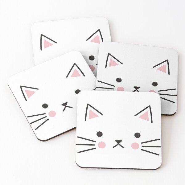 Item preview, Minimalist Cute Cat Face Illustration designed and sold by ArtfulWeave.