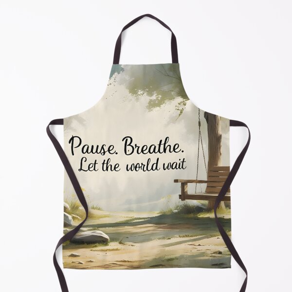 Item preview, Pause Breathe Let The World Wait, Self Care Quote designed and sold by MoMidoStore.