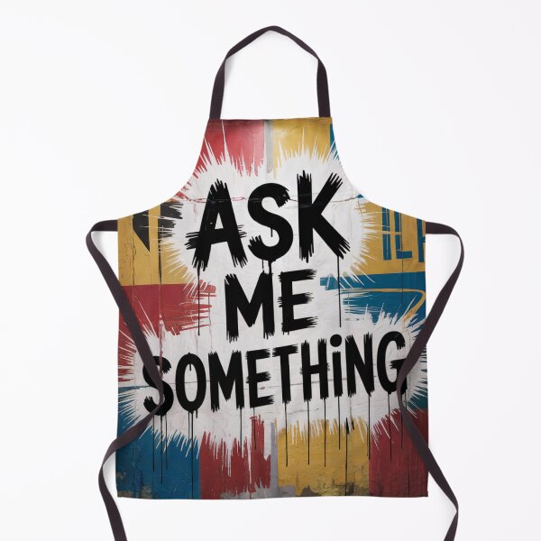Item preview, Ask Me Something Bold Street Art designed and sold by ShadowAndSlate.
