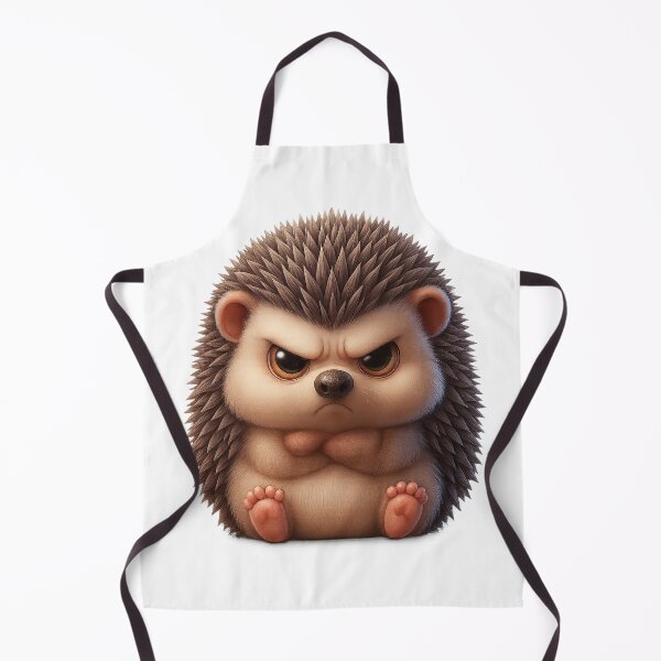 Item preview, Angry Cute Hedgehog – 3D Ultra-Realistic Glossy Style designed and sold by NeonCore.