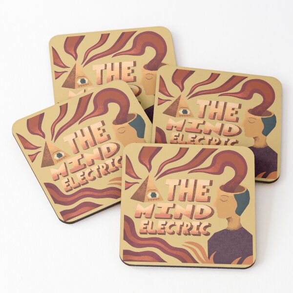 Item preview, The Mind Electric - Surreal Psychedelic Head Art designed and sold by frazier-made.