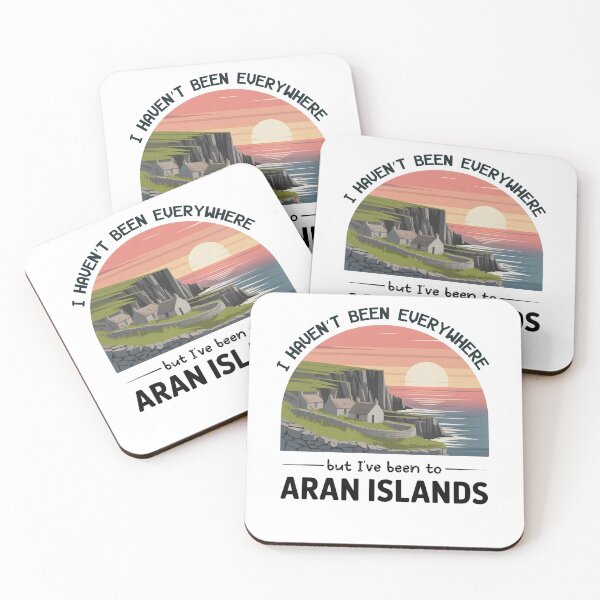 Artikelvorschau, Aran Islands Retro Sonnenuntergang entworfen und verkauft von EwaVerse.