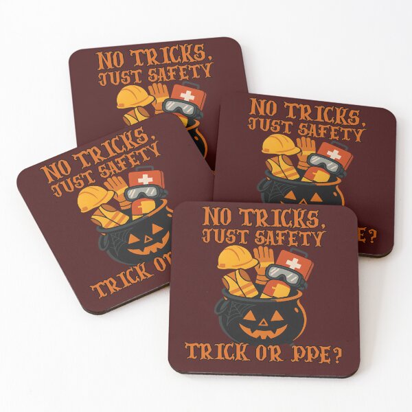 Item preview, No Tricks, Just Safety – Halloween PPE Graphic for Safety Workers designed and sold by PeteLawliiet.