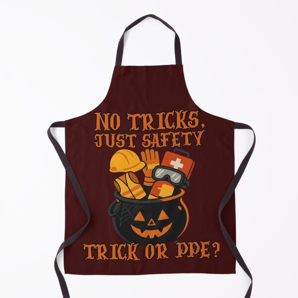 Item preview, No Tricks, Just Safety – Halloween PPE Graphic for Safety Workers designed and sold by PeteLawliiet.