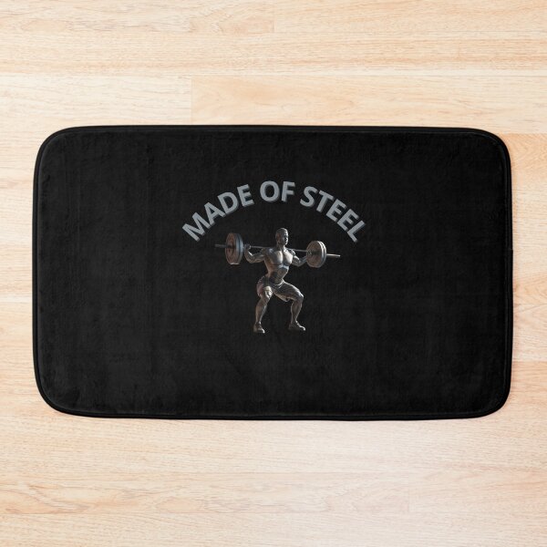 Item preview, Made of Steel Gift for Gym Lovers designed and sold by Just1MoreRep.