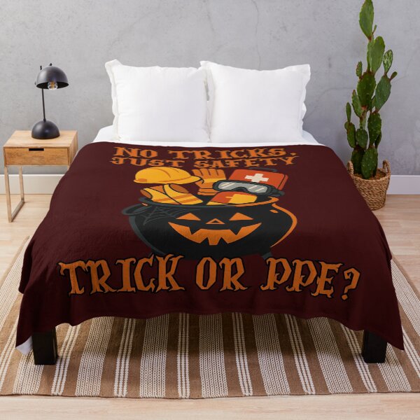 Item preview, No Tricks, Just Safety – Halloween PPE Graphic for Safety Workers designed and sold by PeteLawliiet.
