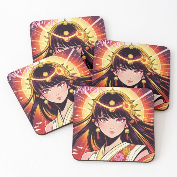 Item preview, BENTEN – GODDESS OF MUSIC AND WISDOM anime poster RETRO designed and sold by BespokeBrushes.
