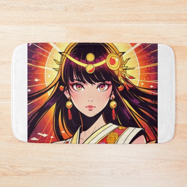 Item preview, BENTEN – GODDESS OF MUSIC AND WISDOM anime poster RETRO designed and sold by BespokeBrushes.