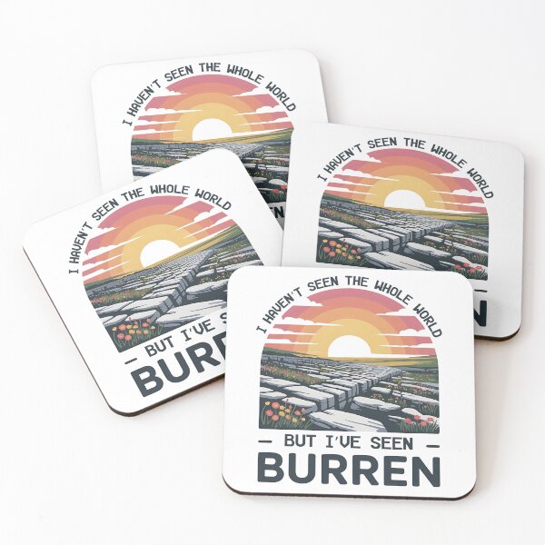 Item preview, Burren Wanderlust Quote designed and sold by EwaVerse.