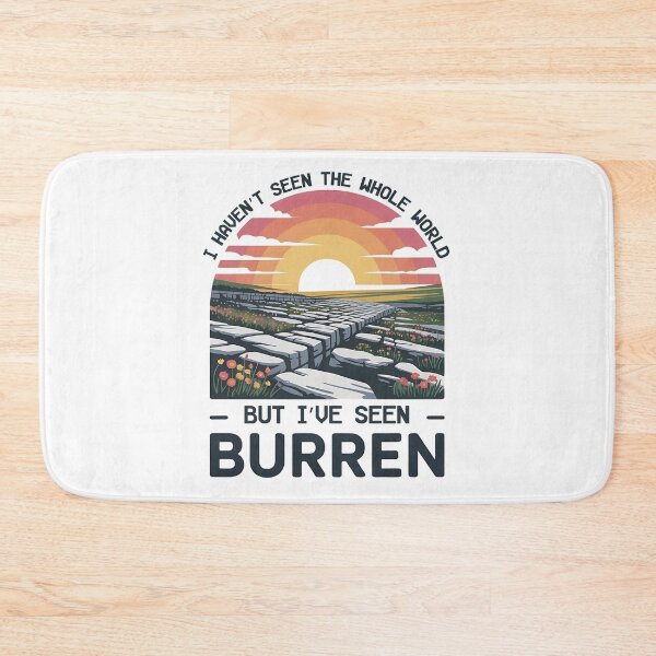 Item preview, Burren Wanderlust Quote designed and sold by EwaVerse.