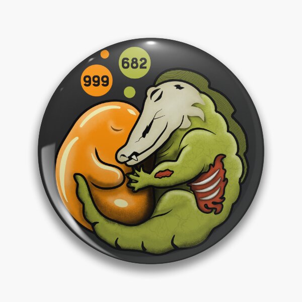 Item preview, SCP-999 and SCP-682 Hugging Cute SCP Design Shirt designed and sold by opalskystudio.