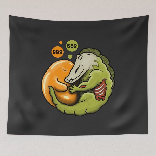 Item preview, SCP-999 and SCP-682 Hugging Cute SCP Design Shirt designed and sold by opalskystudio.