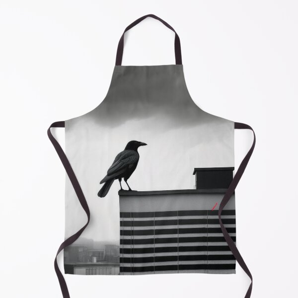 Item preview, Crow watching in the Silence of Grey Rooftops designed and sold by mrpropcake.