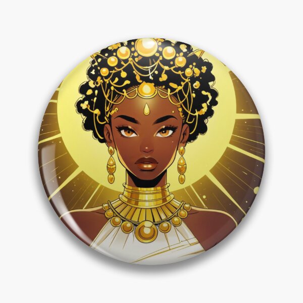 Item preview, OSHUN – GODDESS OF LOVE AND RIVERS anime poster RETRO designed and sold by BespokeBrushes.