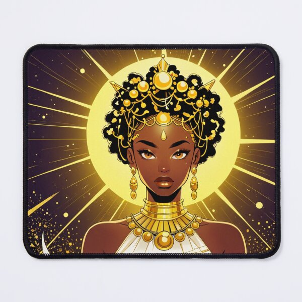 Item preview, OSHUN – GODDESS OF LOVE AND RIVERS anime poster RETRO designed and sold by BespokeBrushes.