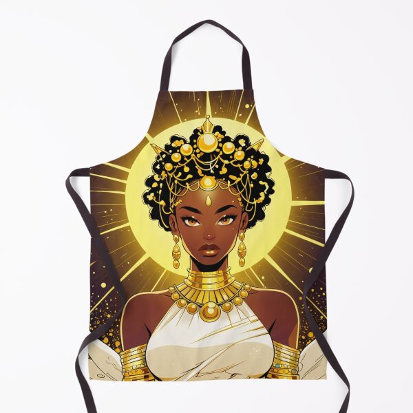 Item preview, OSHUN – GODDESS OF LOVE AND RIVERS anime poster RETRO designed and sold by BespokeBrushes.